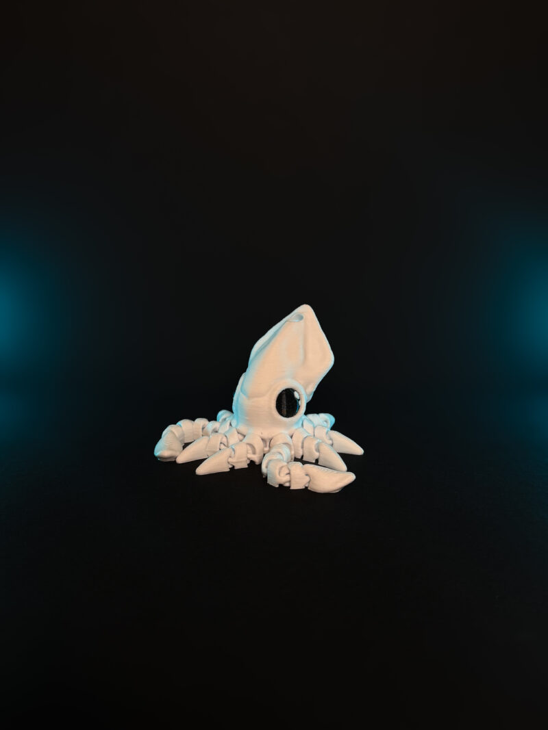 🦑 Kraken Mini – Biała Kałamarnica z Głębin 🦑